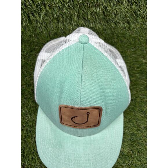 Avid Fishing Pro Performance Snapback Hat Cap Gray Hook Patch Logo - Picture 3 of 5